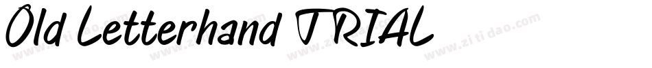 Old Letterhand TRIAL字体转换